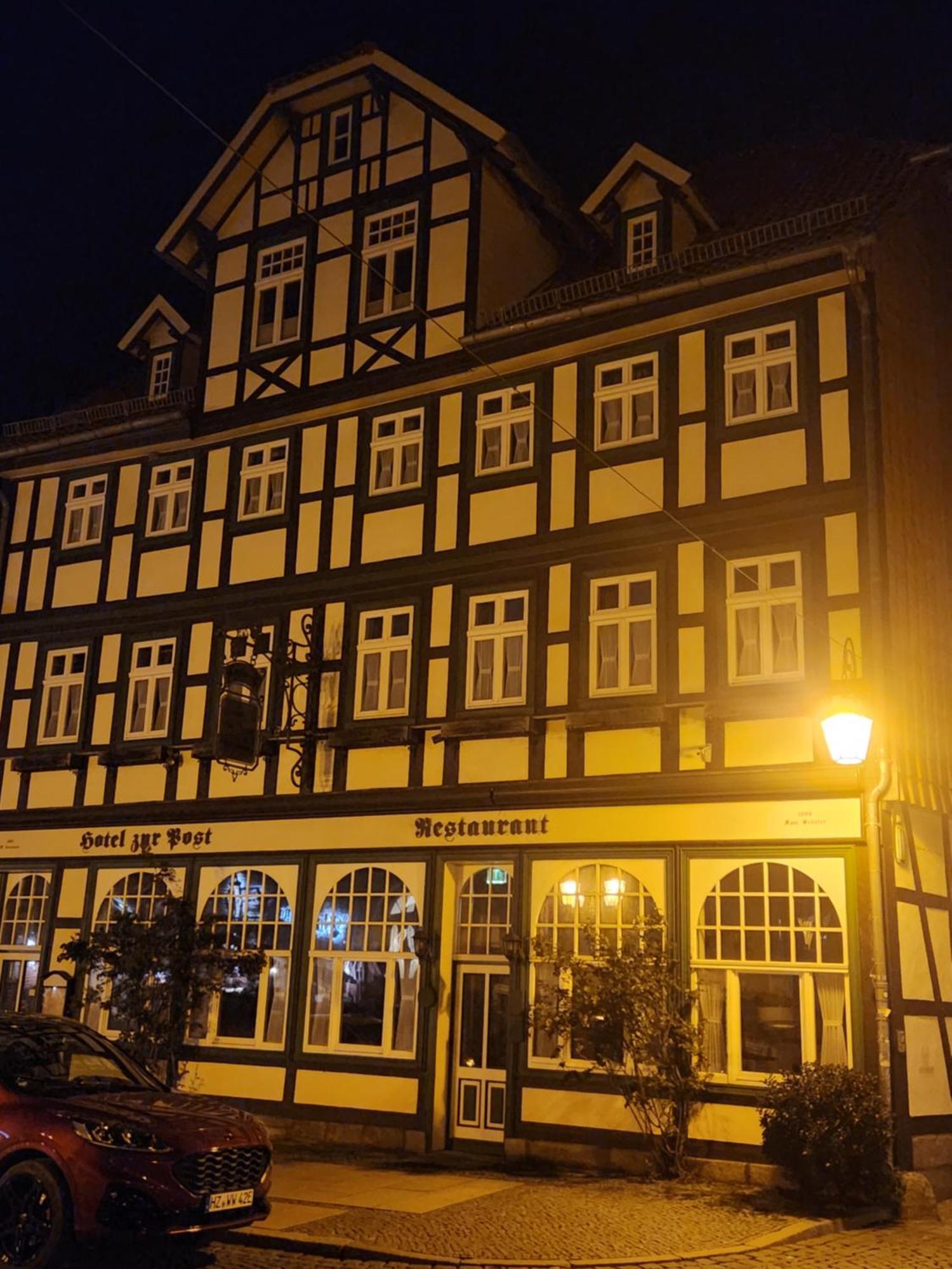 Hotel Garni Zur Post Wernigerode Exterior foto