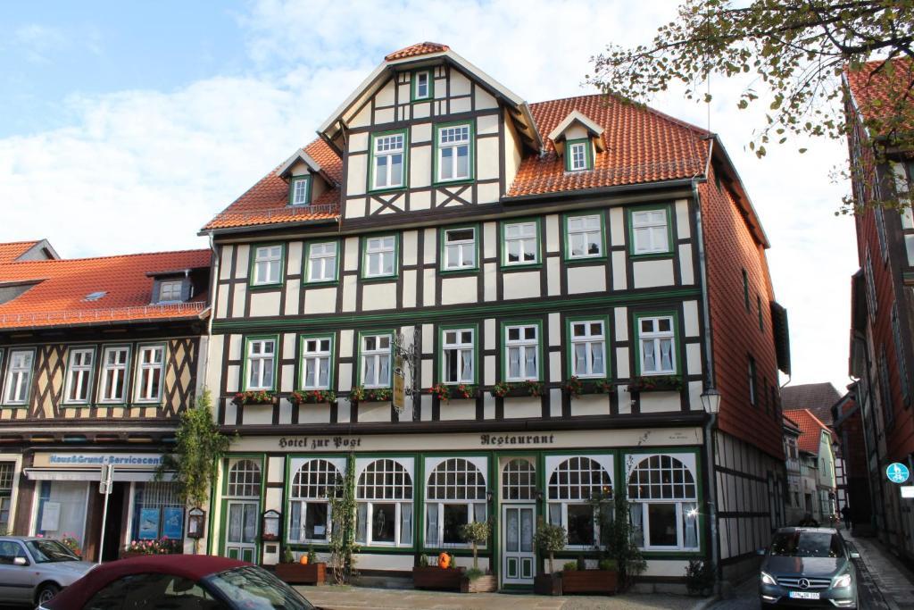 Hotel Garni Zur Post Wernigerode Exterior foto